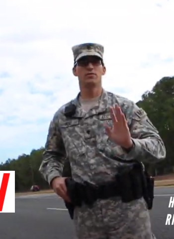 First Amendment Auditor Jeff Gray Confronted by Military Police Outside Camp Blanding